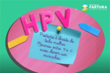 Saúde promove nesta quarta-feira (16) Campanha de Vacinação contra o HPV