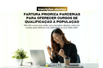 Fartura prioriza parcerias para oferecer cursos de qualificação à população