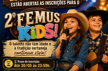 2º FEMUS Kids está com inscrições abertas em Fartura