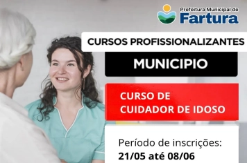 Curso de cuidador de idoso está com inscrições abertas