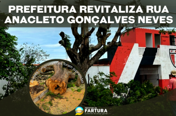 Prefeitura revitaliza Rua Anacleto Gonçalves Neves