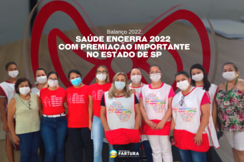 Coordenadoria de Saúde encerra 2022 com premiação importante no Estado de SP