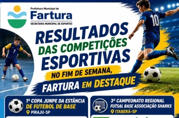 Confira o resultado de Fartura em competições esportivas
