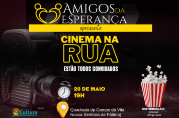 Cinema na Rua leva diversão para comunidade da Vila de Fátima