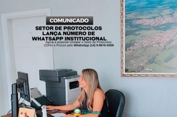 Setor de Protocolos da Prefeitura de Fartura lança número de WhatsApp Institucional
