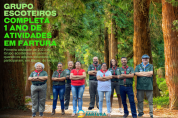 Grupo Escoteiros completa 1 ano de atividades em Fartura