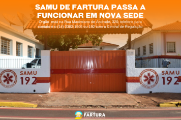 SAMU de Fartura passa a funcionar em nova sede