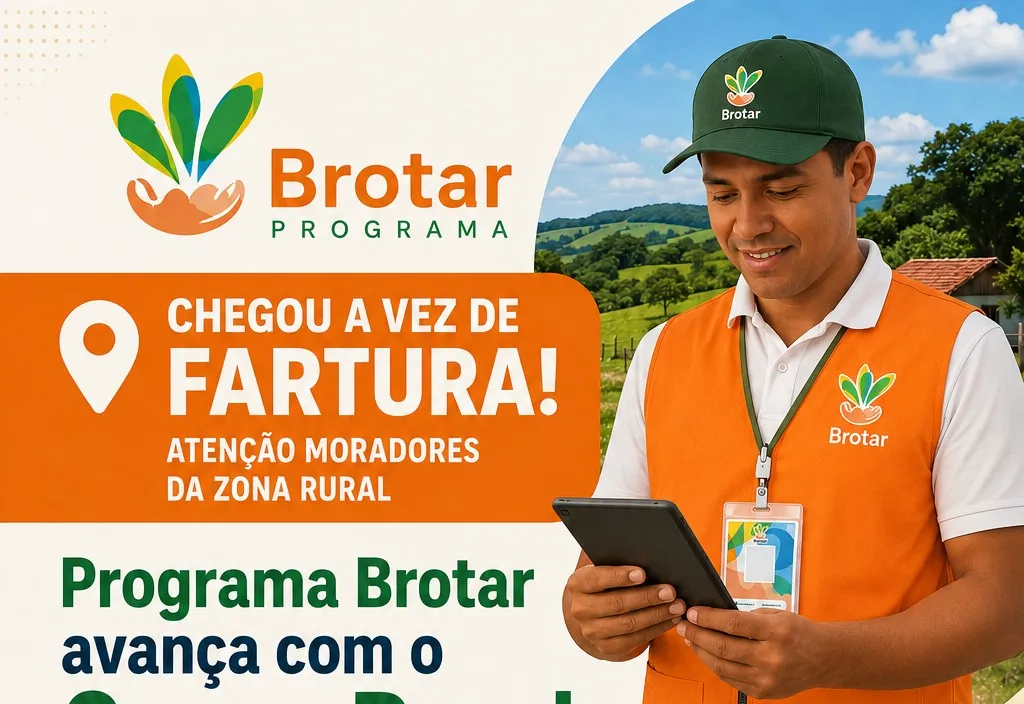 Zona rural recebe equipes do Programa Brotar