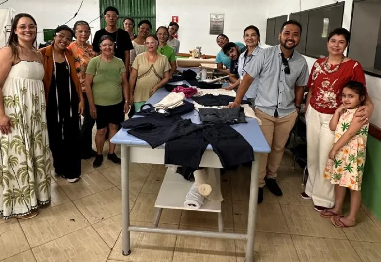 Parceria com SENAI oferece curso gratuito de costureiro para moradores de Fartura