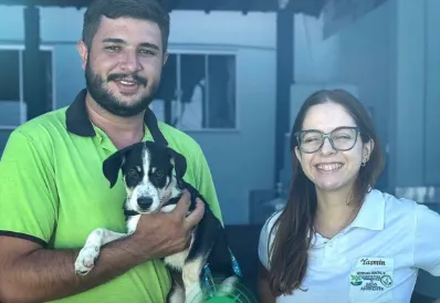 Crianças aprendem sobre cuidados com animais em ação educativa na Creche Nossa Senhora de Fátima