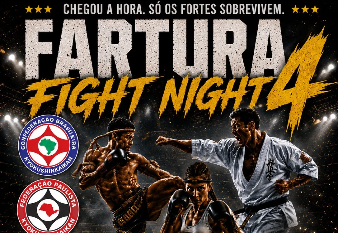  Fartura Fight Night 4 promete movimentar ginásio de esportes