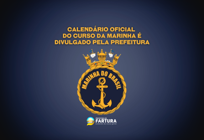 Calendário Oficial do Curso da Marinha é divulgado pela Prefeitura