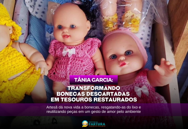 Tânia Garcia: Transformando bonecas descartadas em tesouros restaurados