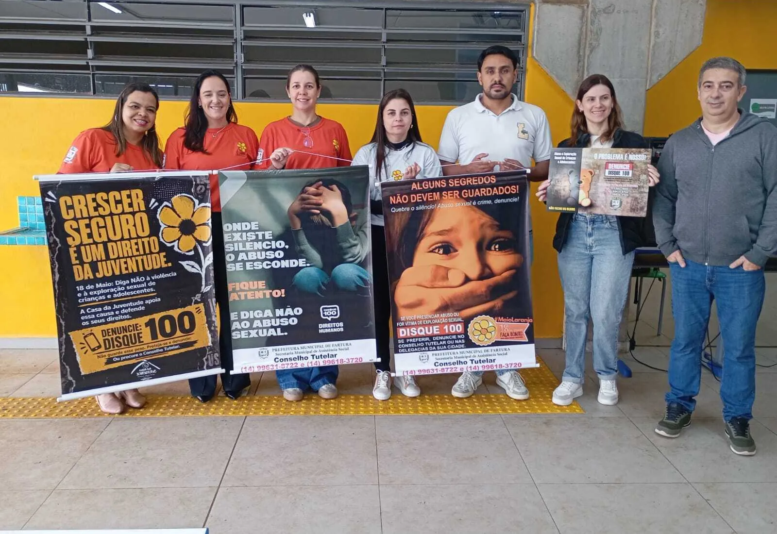 Escolas estaduais recebem ação do Maio Laranja