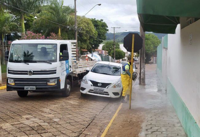 Sabesp promove sanitização em vários pontos da cidade de Fartura